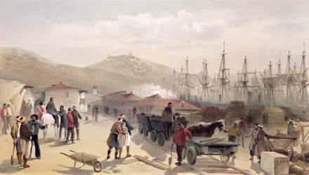 Le chemin de fer à Balaklava, planche de 